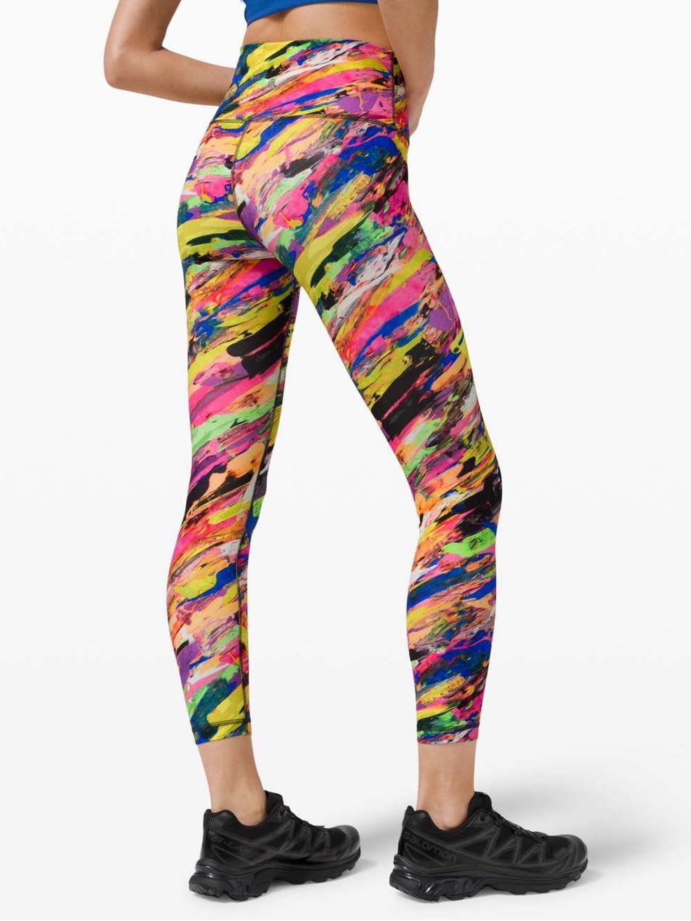 90. Lululemon Wunder Train High-Rise Tight 25" Catalyst Multi size 8 - Picture 5 of 11